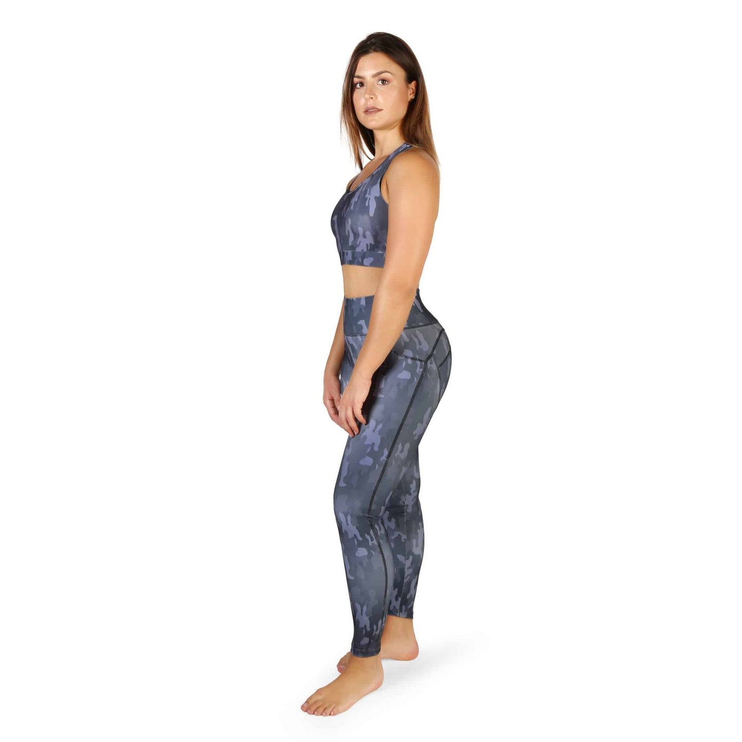 Bodyboo Leggings - Camo White / Grey