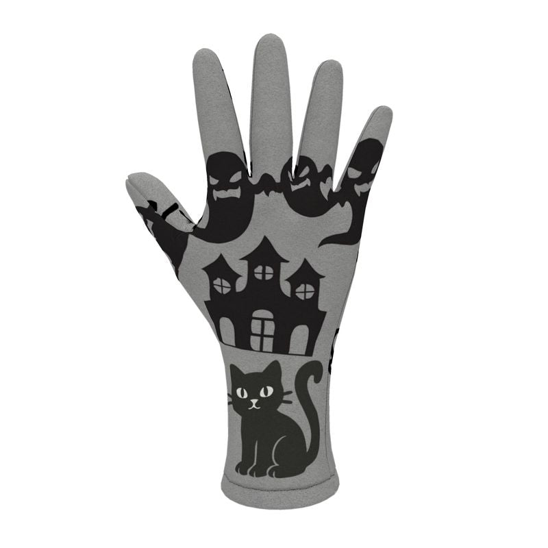 Original Whispers PI - Grey Fleece Gloves - SPOOKY Edition