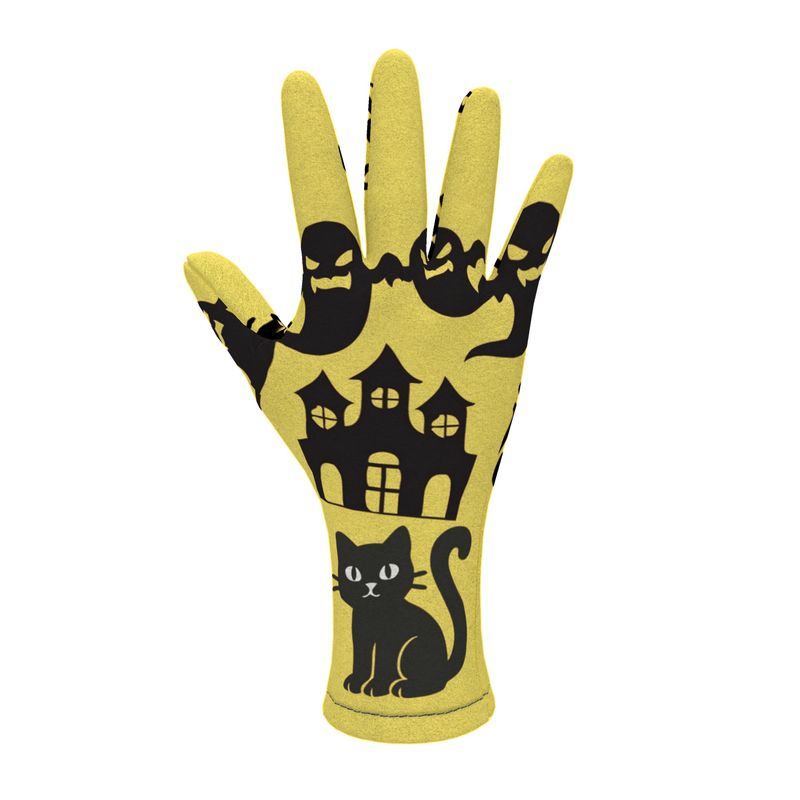 Original Whispers PI - Yellow Fleece Gloves - SPOOKY Edition