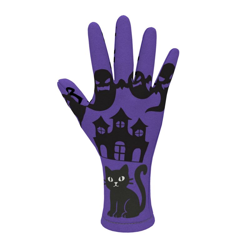 Original Whispers PI - Purple Fleece Gloves - SPOOKY Edition