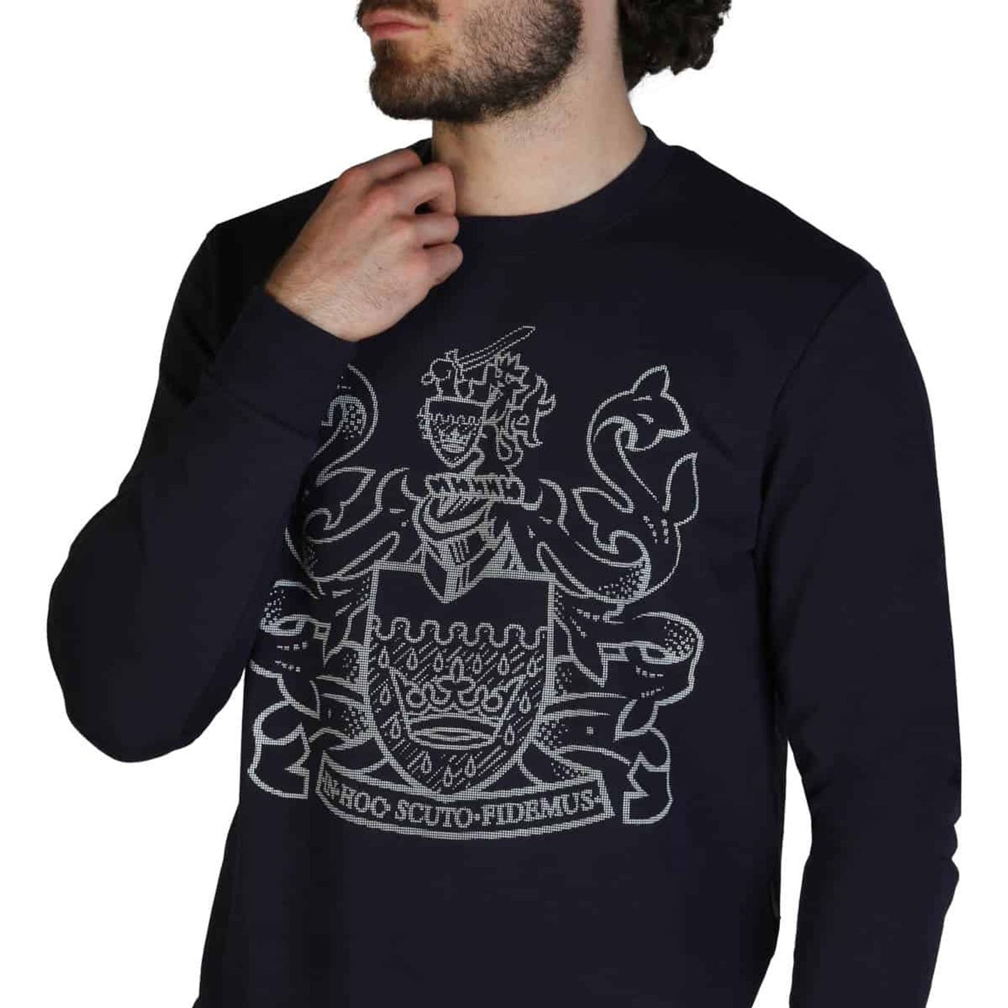 Aquascutum Sweatshirt - Black / White