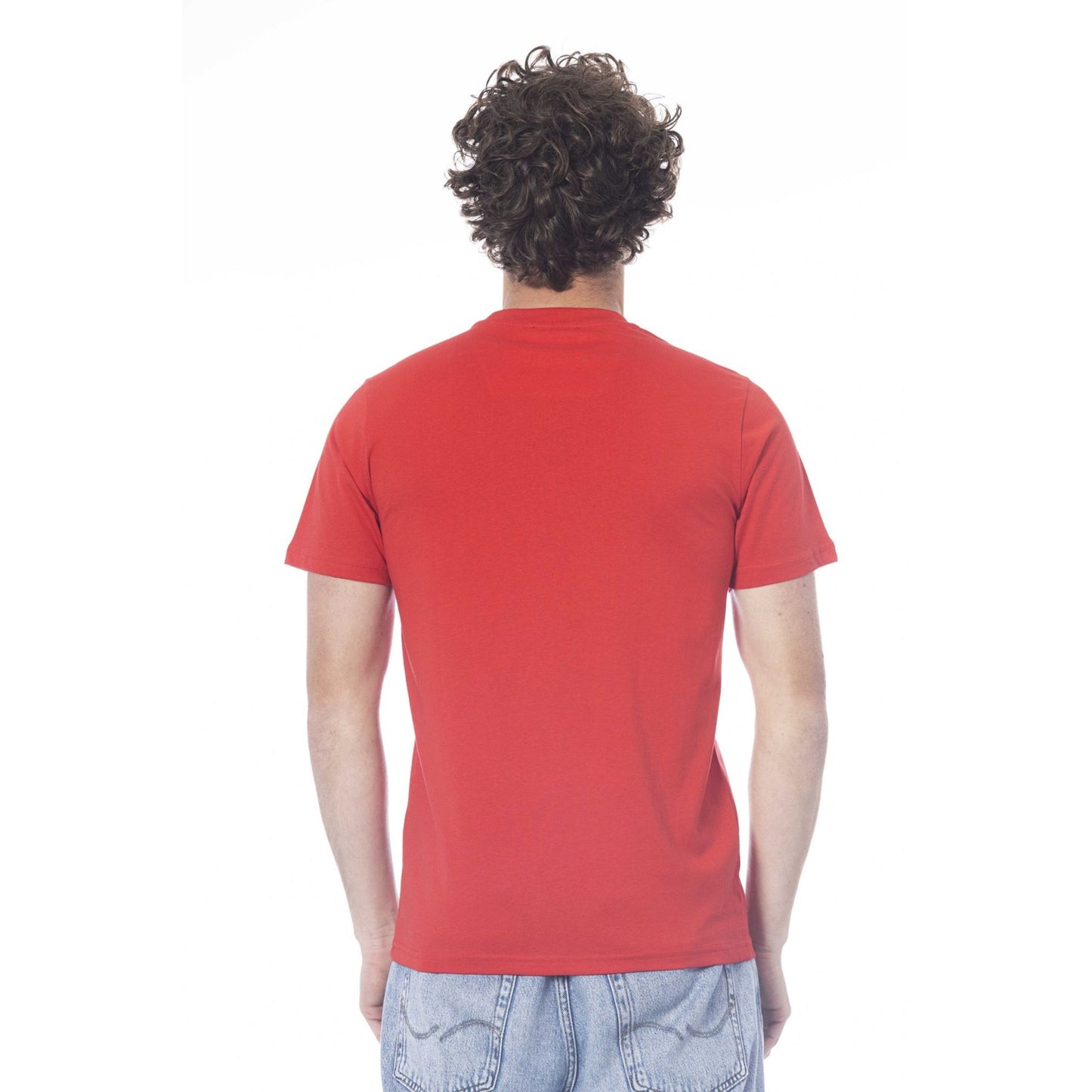 Cavalli Class Red Cotton T-shirt