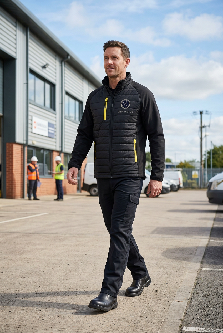 Create Your Embroidery Logo Padded Softshell Jacket