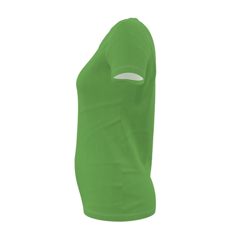 NRG Clothing for Women: Green T-shirt with White Stitch