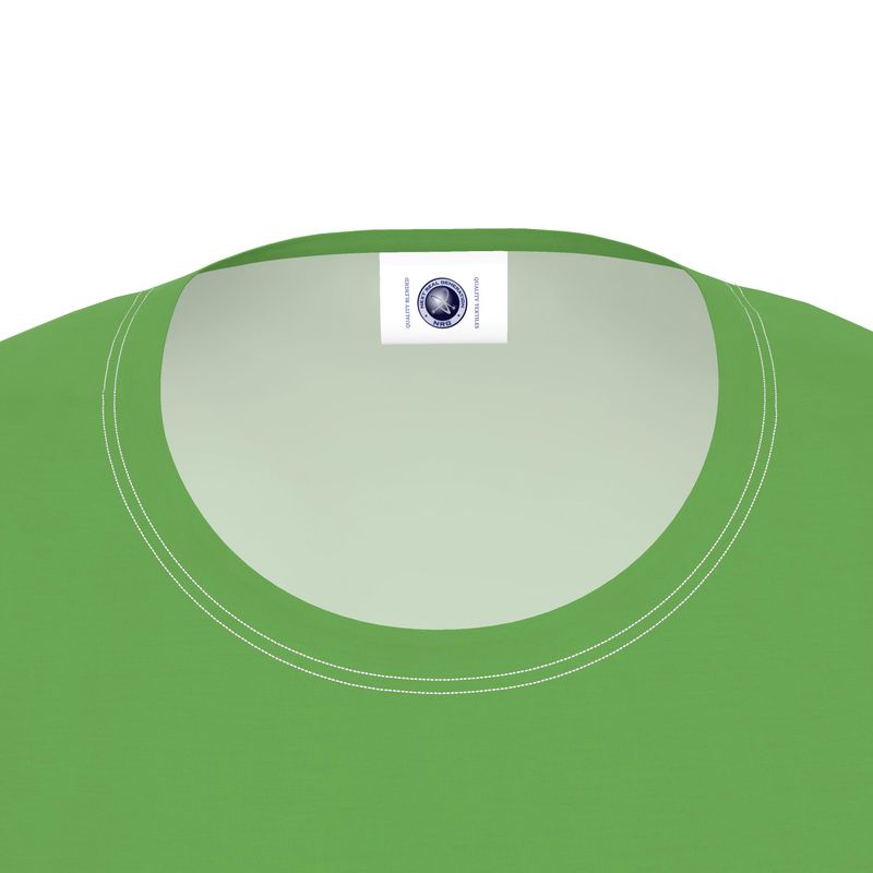 NRG Clothing for Women: Green T-shirt with White Stitch
