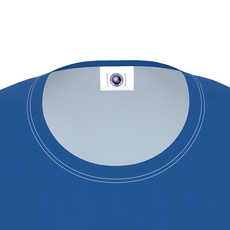 NRG Clothing for Women: Blue T-shirt with White Stitch