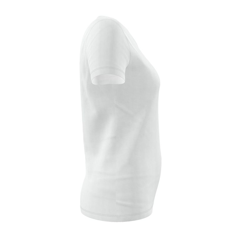 NRG Clothing for Women: White T-Shirt with Plain Stitch