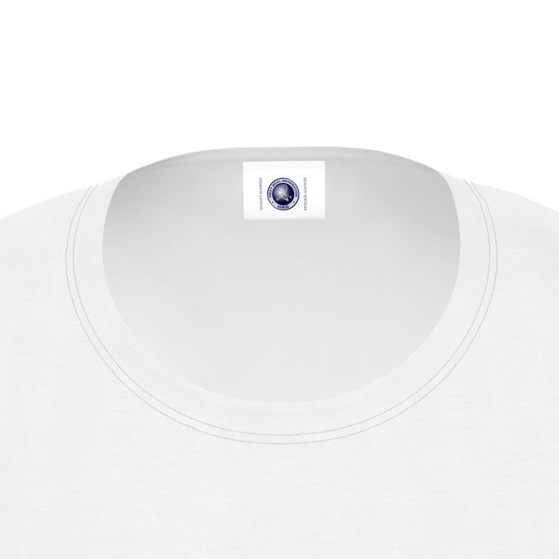 NRG Clothing for Women: White T-Shirt with Plain Stitch