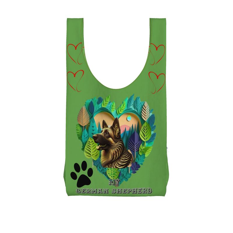 My Animal Love German Shepherd parachute bag