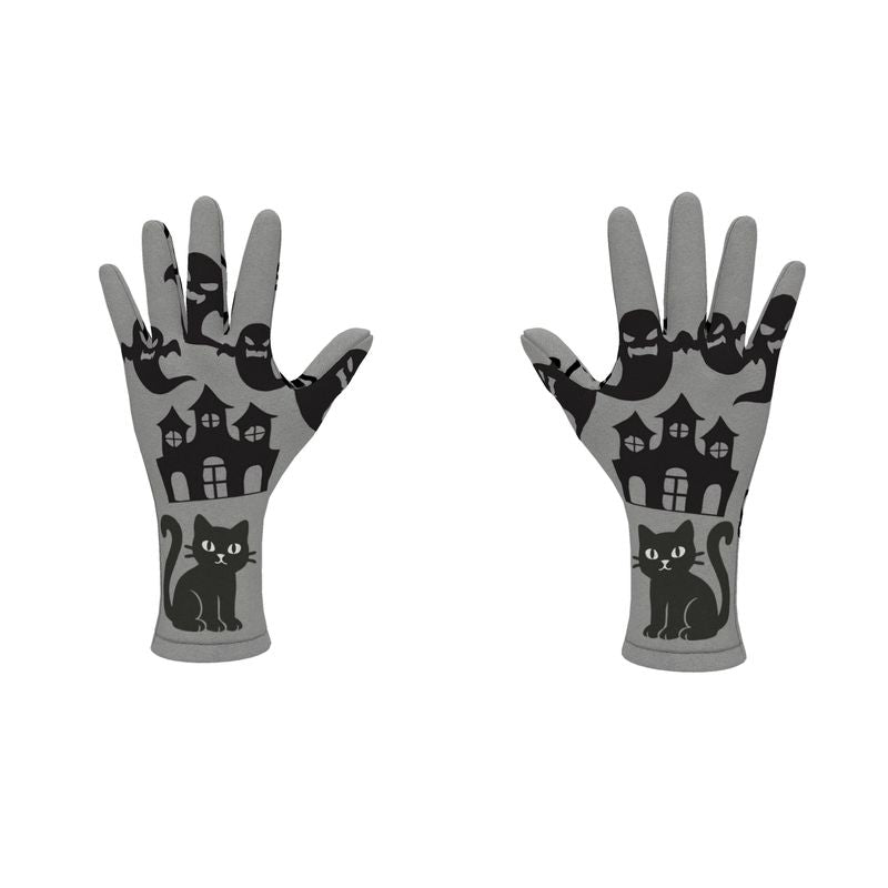 Original Whispers PI - Grey Fleece Gloves - SPOOKY Edition