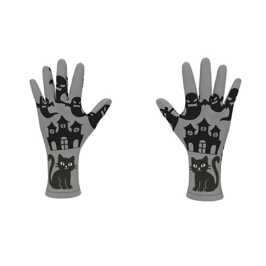 Original Whispers PI - Grey Fleece Gloves - SPOOKY Edition