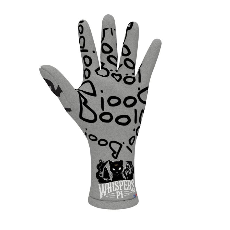 Original Whispers PI - Grey Fleece Gloves - SPOOKY Edition