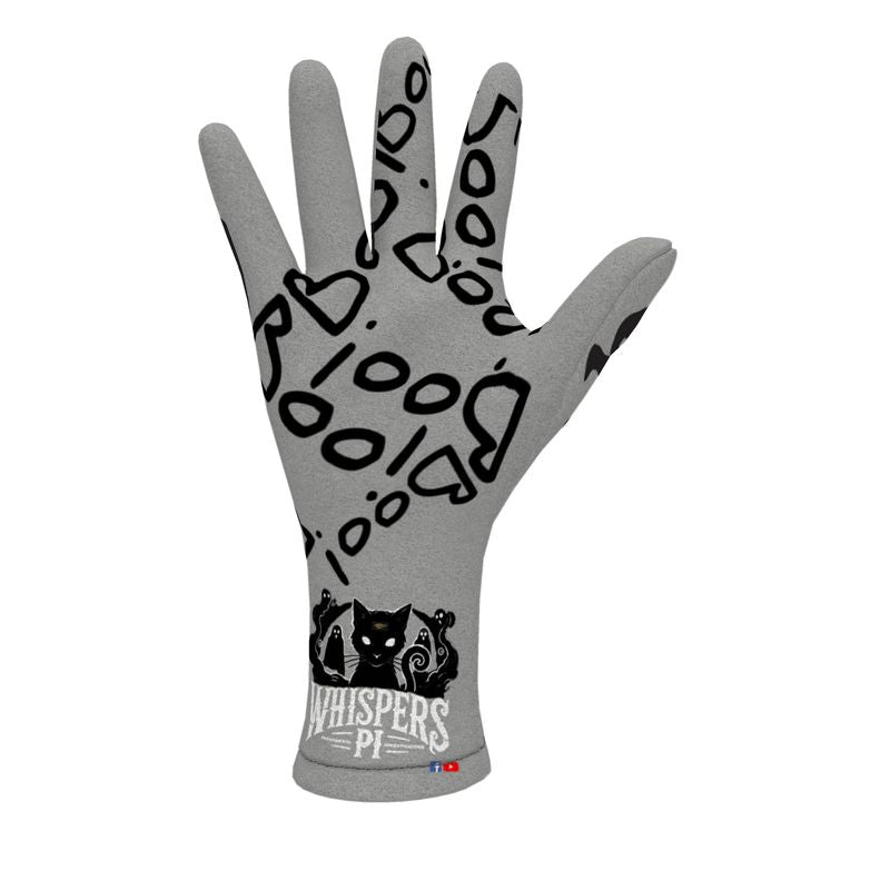 Original Whispers PI - Grey Fleece Gloves - SPOOKY Edition