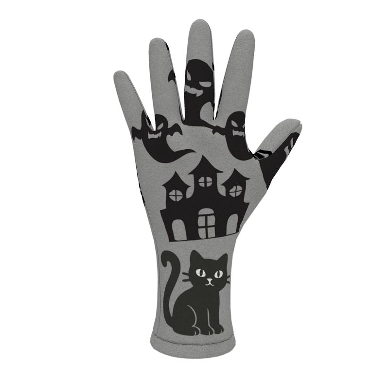 Original Whispers PI - Grey Fleece Gloves - SPOOKY Edition