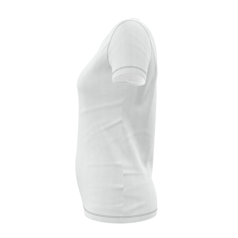 NRG Clothing for Women: White T-Shirt with Black Stitch