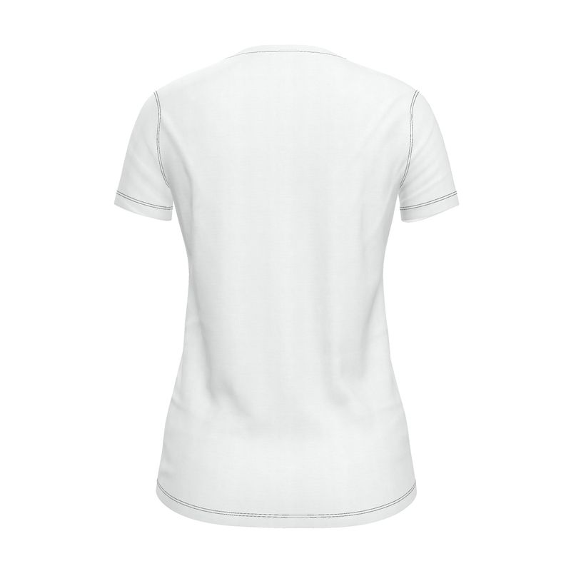 NRG Clothing for Women: White T-Shirt with Black Stitch