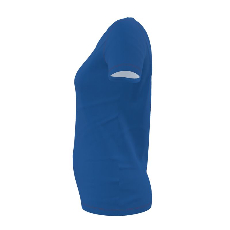 NRG Clothing for Women: Blue T-Shirt with Red Stitch