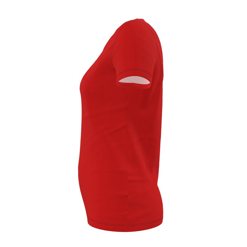NRG Clothing for Women: Red T-shirt with Black Stitch