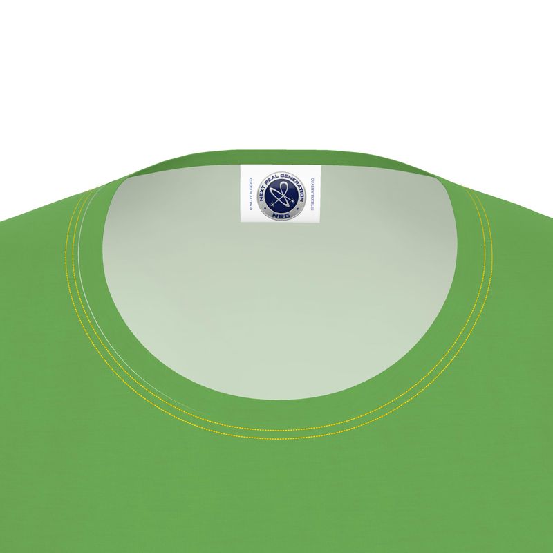 NRG Clothing for Women: Green Long Sleeve with Yellow Stitch