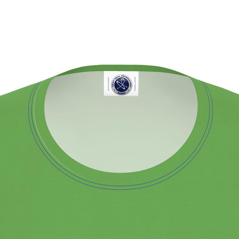 NRG Clothing for Women: Green Long Sleeve with Blue Stitch