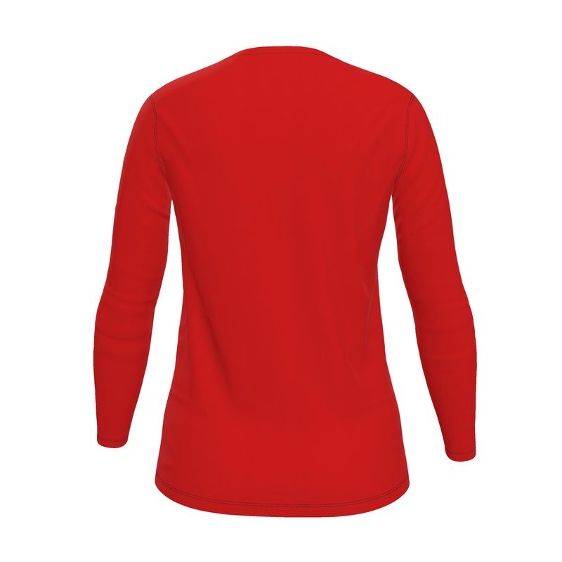 NRG Clothing for Women: Red Long Sleeve with Black Stitch