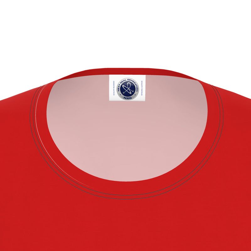 NRG Clothing for Women: Red Long Sleeve with Black Stitch