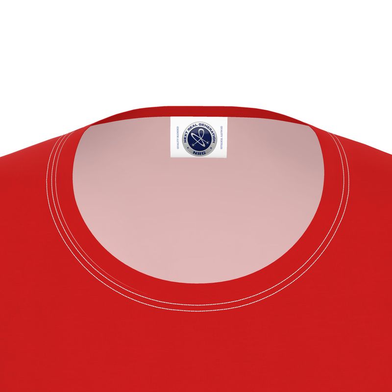 NRG Clothing for Women: Red Long Sleeve with White Stitch