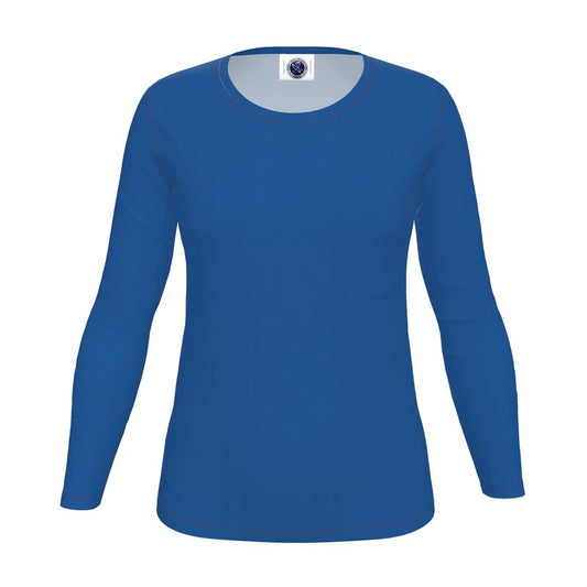 NRG Clothing for Women: Blue Long Sleeve with Red Stitch