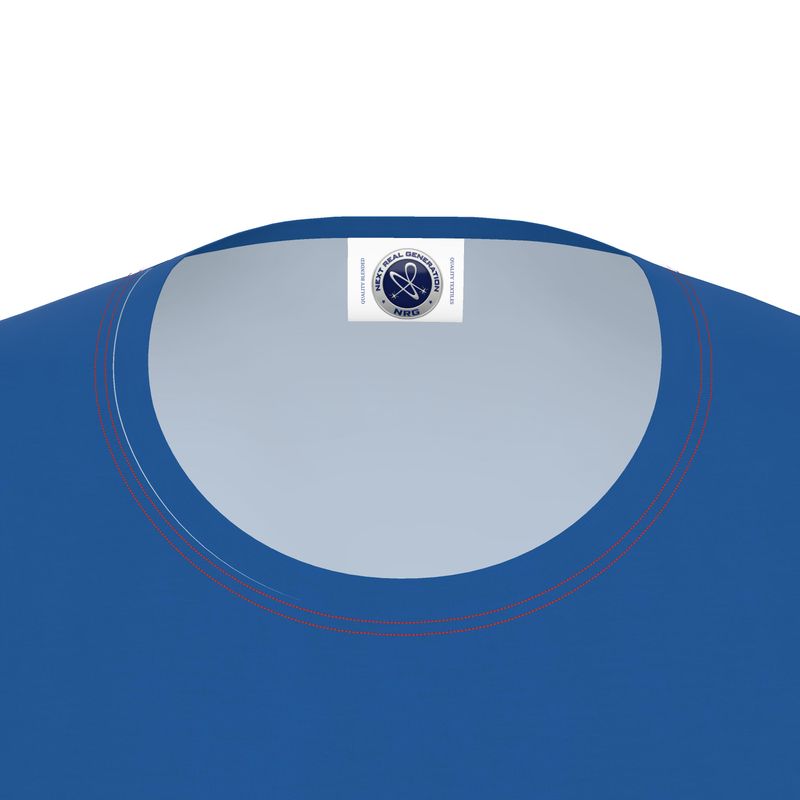 NRG Clothing for Women: Blue Long Sleeve with Red Stitch