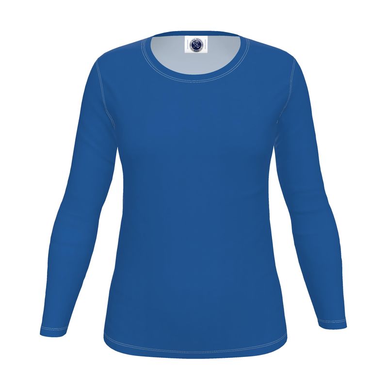 NRG Clothing for Women: Blue Long Sleeve with White Stitch