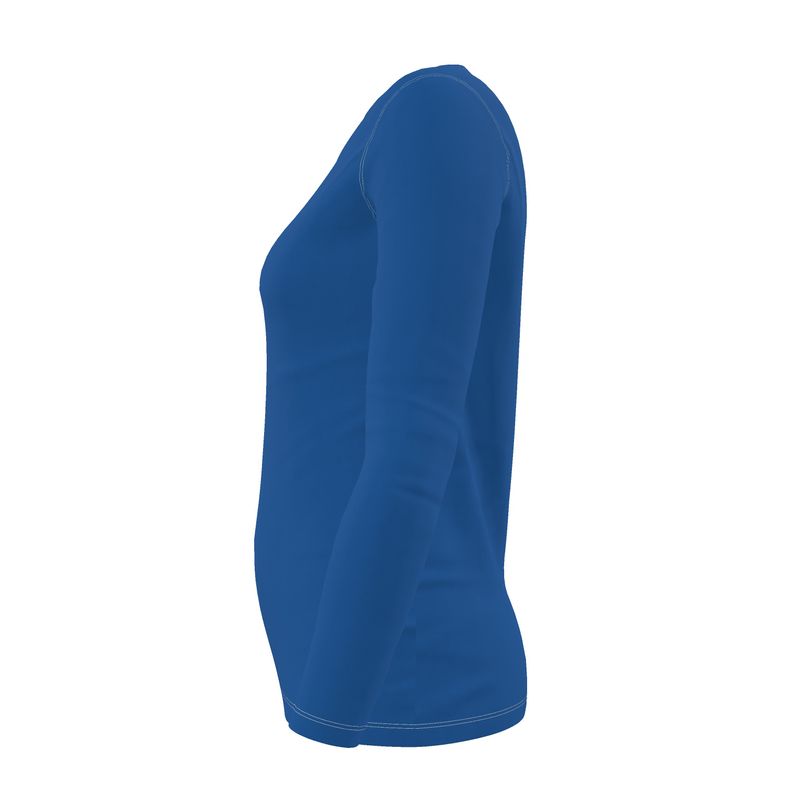 NRG Clothing for Women: Blue Long Sleeve with White Stitch