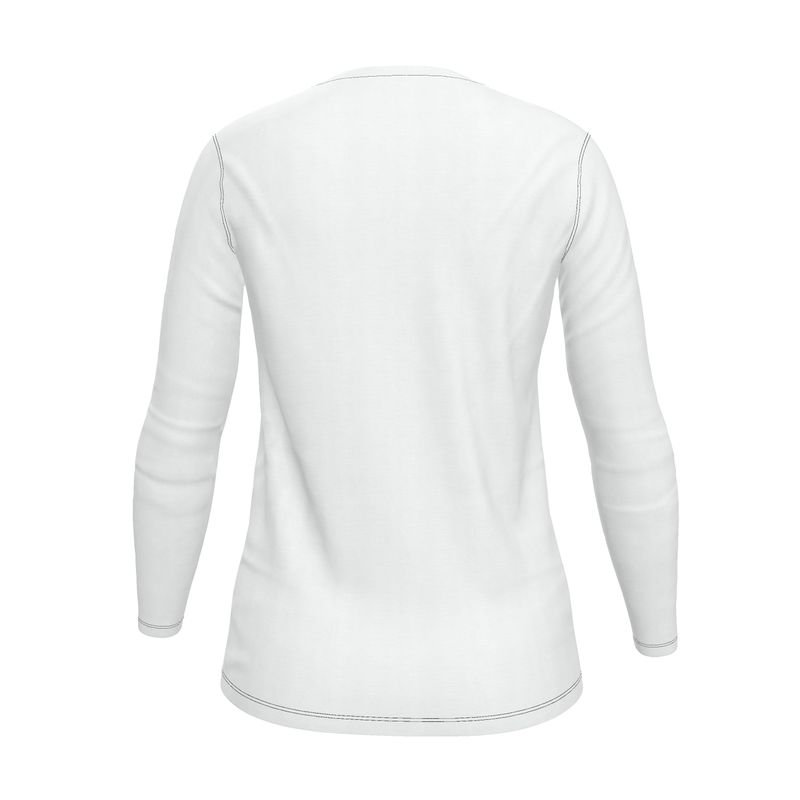 NRG Clothing for Women: White Long Sleeve with Black Stitch