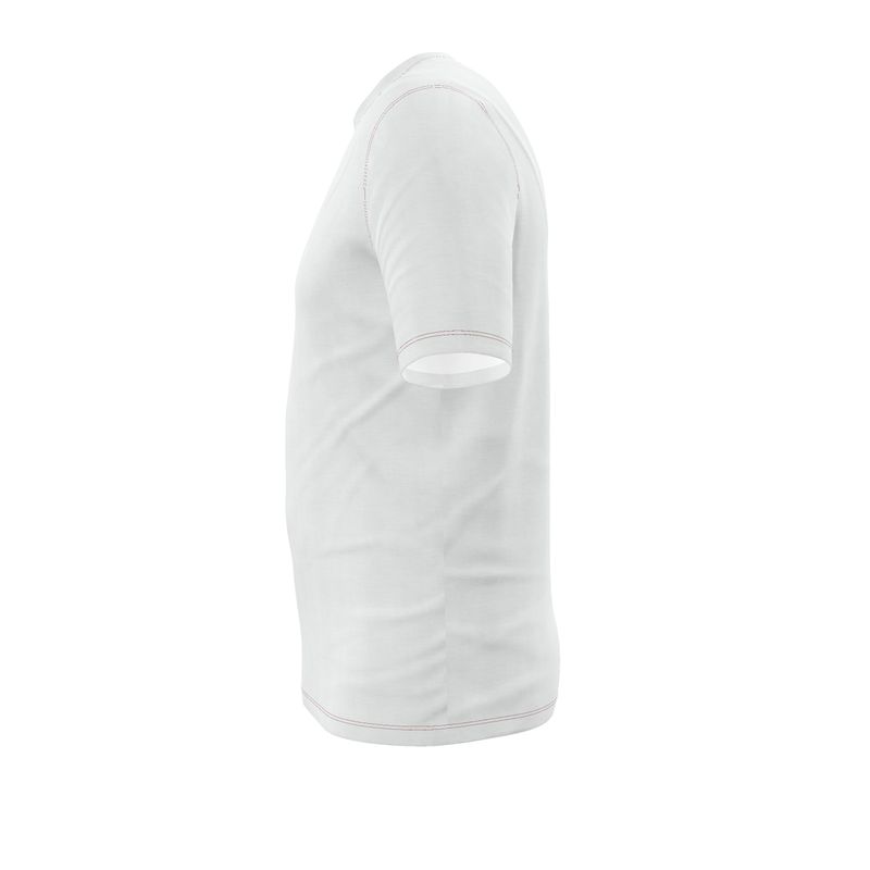 NRG Clothing for Men: White T-Shirt with Red Stitch
