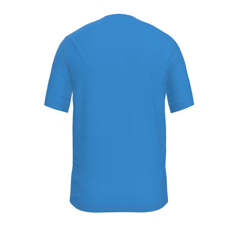 NRG Clothing for Men: Blue T-Shirt with Red Stitch