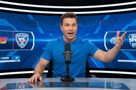 NRG Clothing for Men: Blue T-Shirt with Plain Stitch