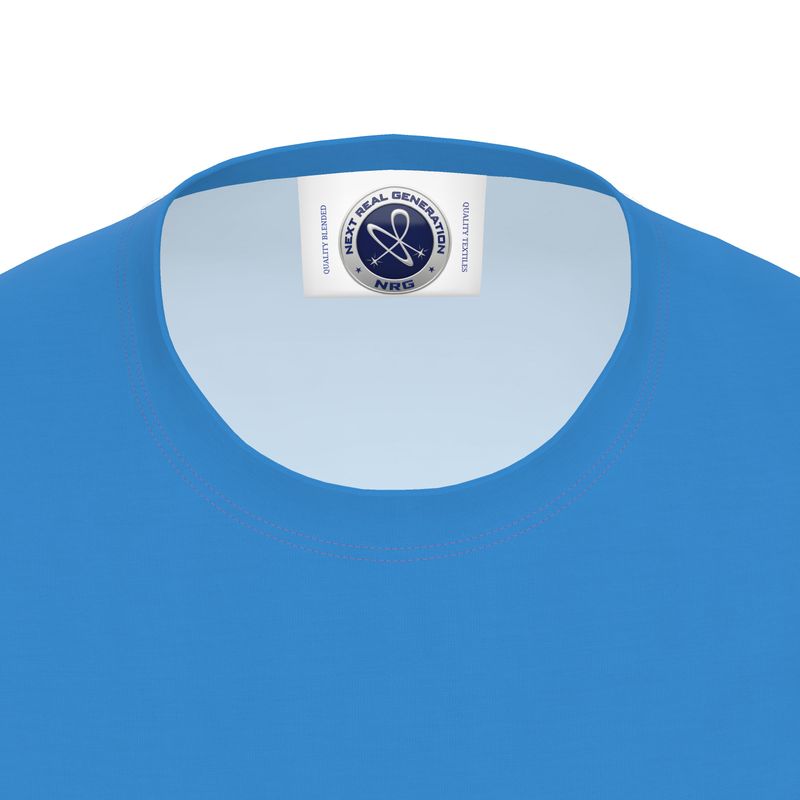 NRG Clothing for Men: Blue T-Shirt with Plain Stitch