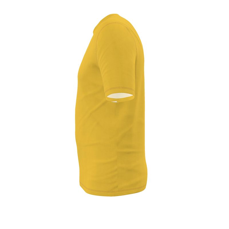 NRG Clothing for Men: Yellow T-Shirt with Red Stitch