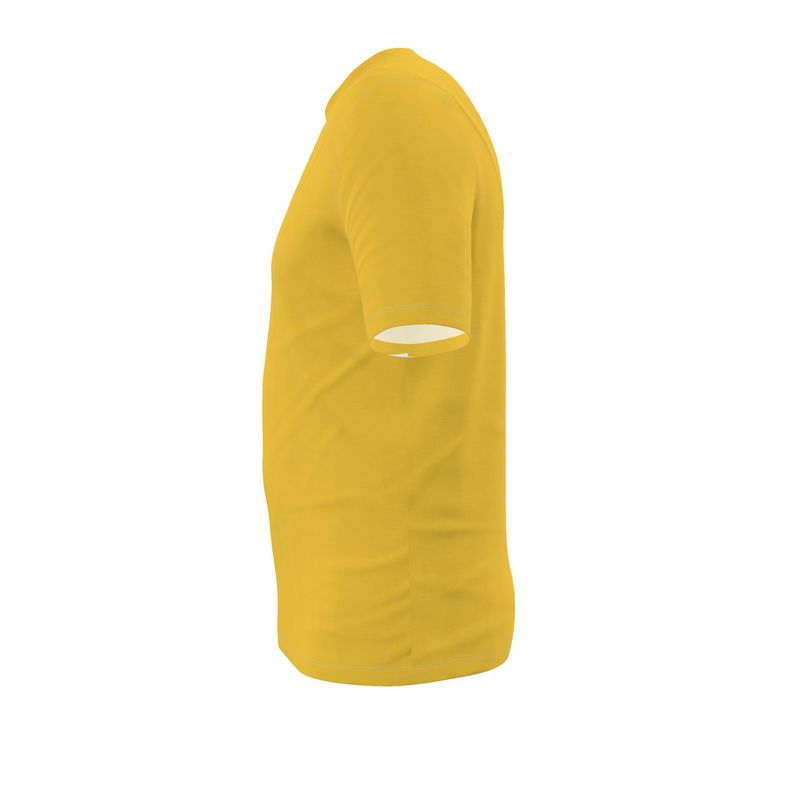 NRG Clothing for Men: Yellow T-Shirt with White Stitch