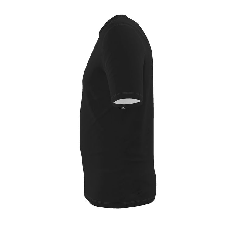 NRG Clothing for Men: Black T-Shirt with Plain Stitch