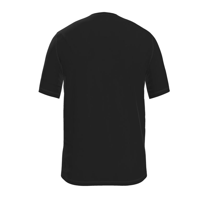 NRG Clothing for Men: Black T-Shirt with Plain Stitch