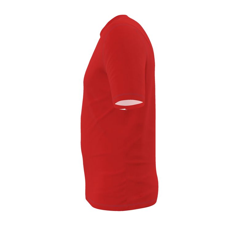 NRG Clothing for Men: Red T-Shirt with Blue Stitch