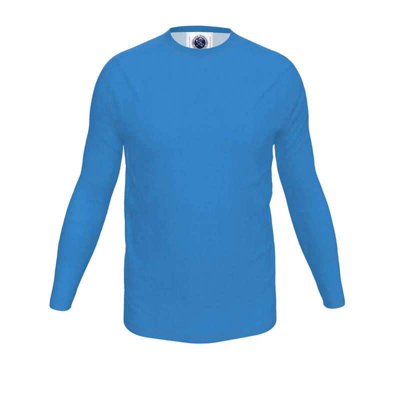 NRG Clothing for Men: Blue Long Sleeve with Red Stitch