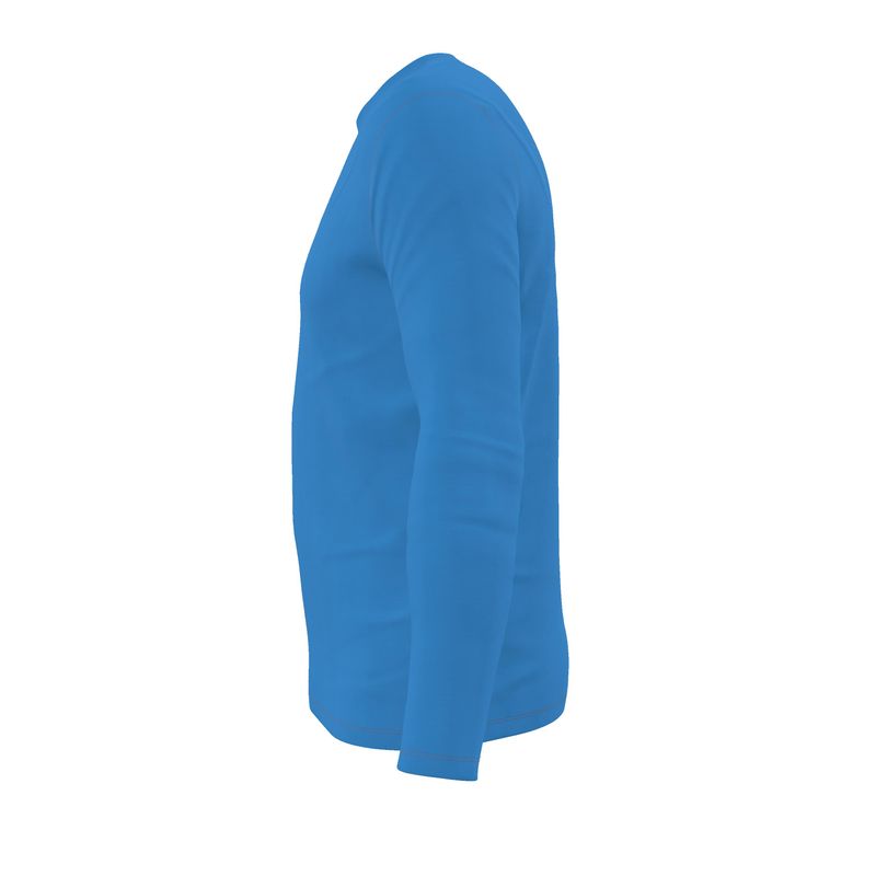 NRG Clothing for Men: Blue Long Sleeve with Red Stitch
