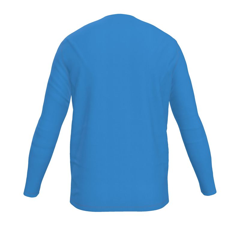 NRG Clothing for Men: Blue Long Sleeve with Red Stitch