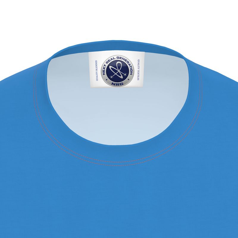 NRG Clothing for Men: Blue Long Sleeve with Red Stitch