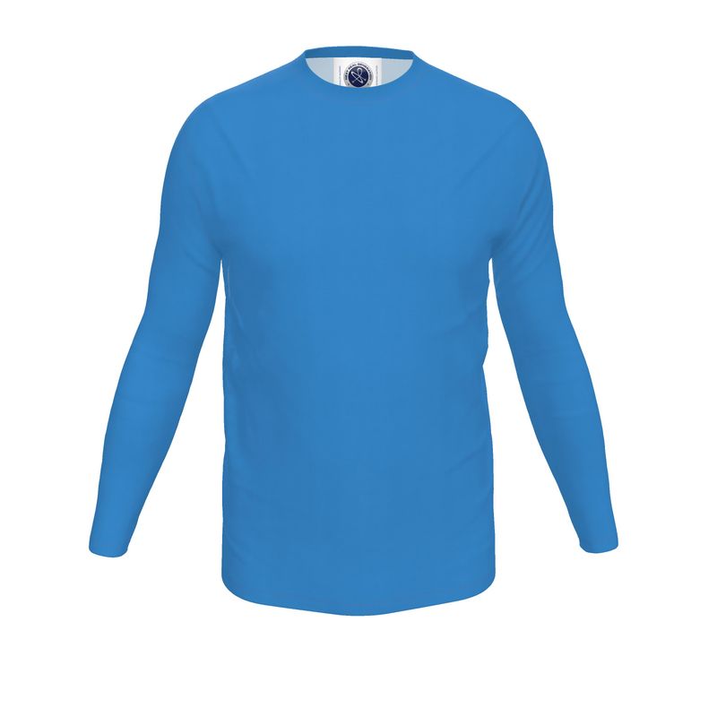 NRG Clothing for Men: Blue Long Sleeve with Plain Stitch