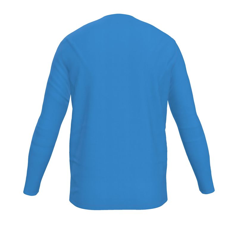 NRG Clothing for Men: Blue Long Sleeve with Plain Stitch