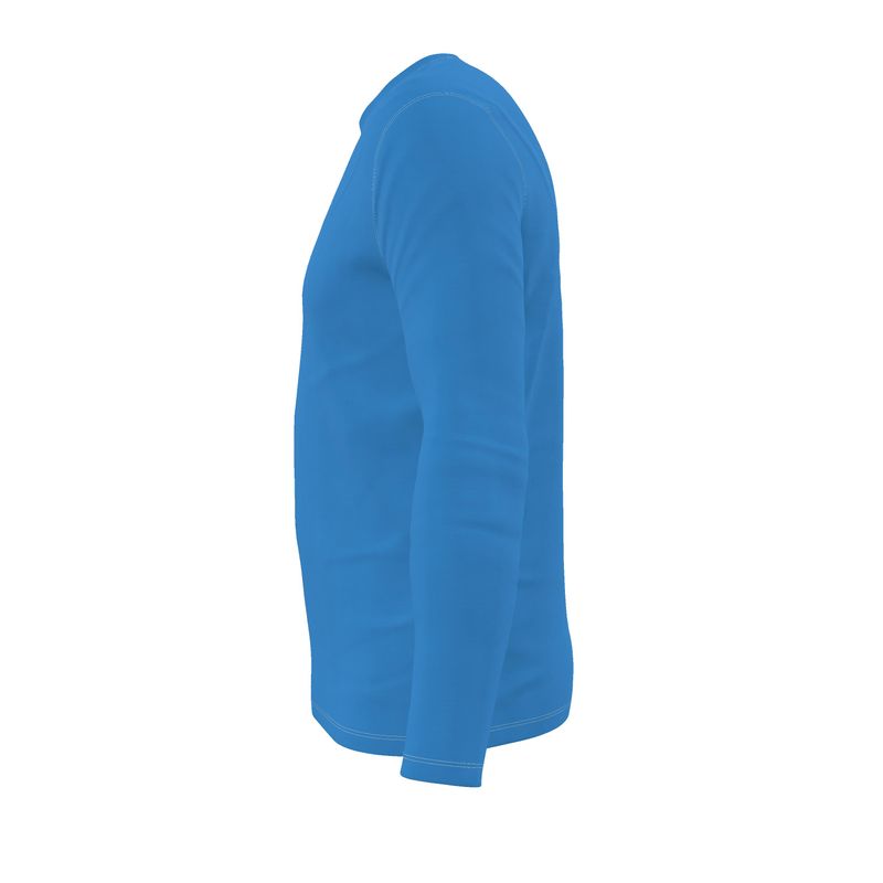 NRG Clothing for Men: Blue Long Sleeve with White Stitch
