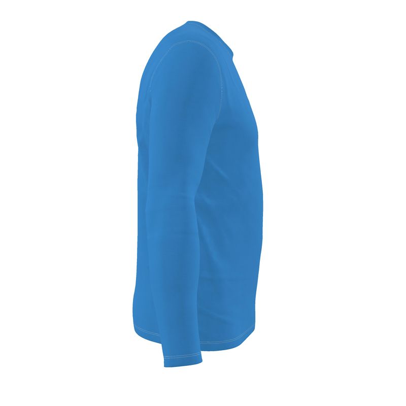 NRG Clothing for Men: Blue Long Sleeve with White Stitch