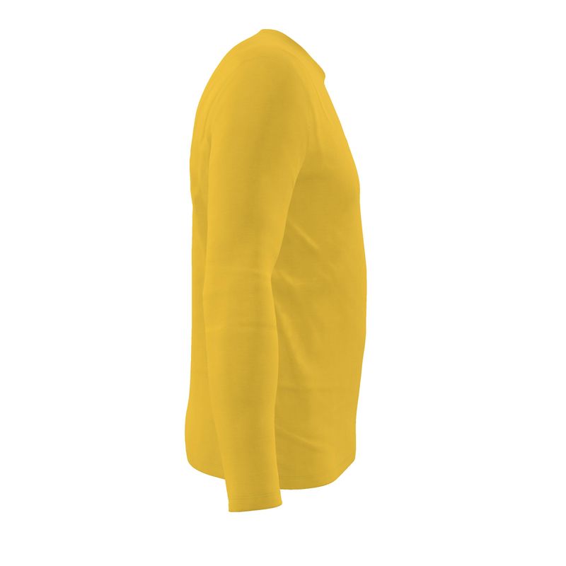 NRG Clothing for Men: Yellow Long Sleeve with Plain Stitch